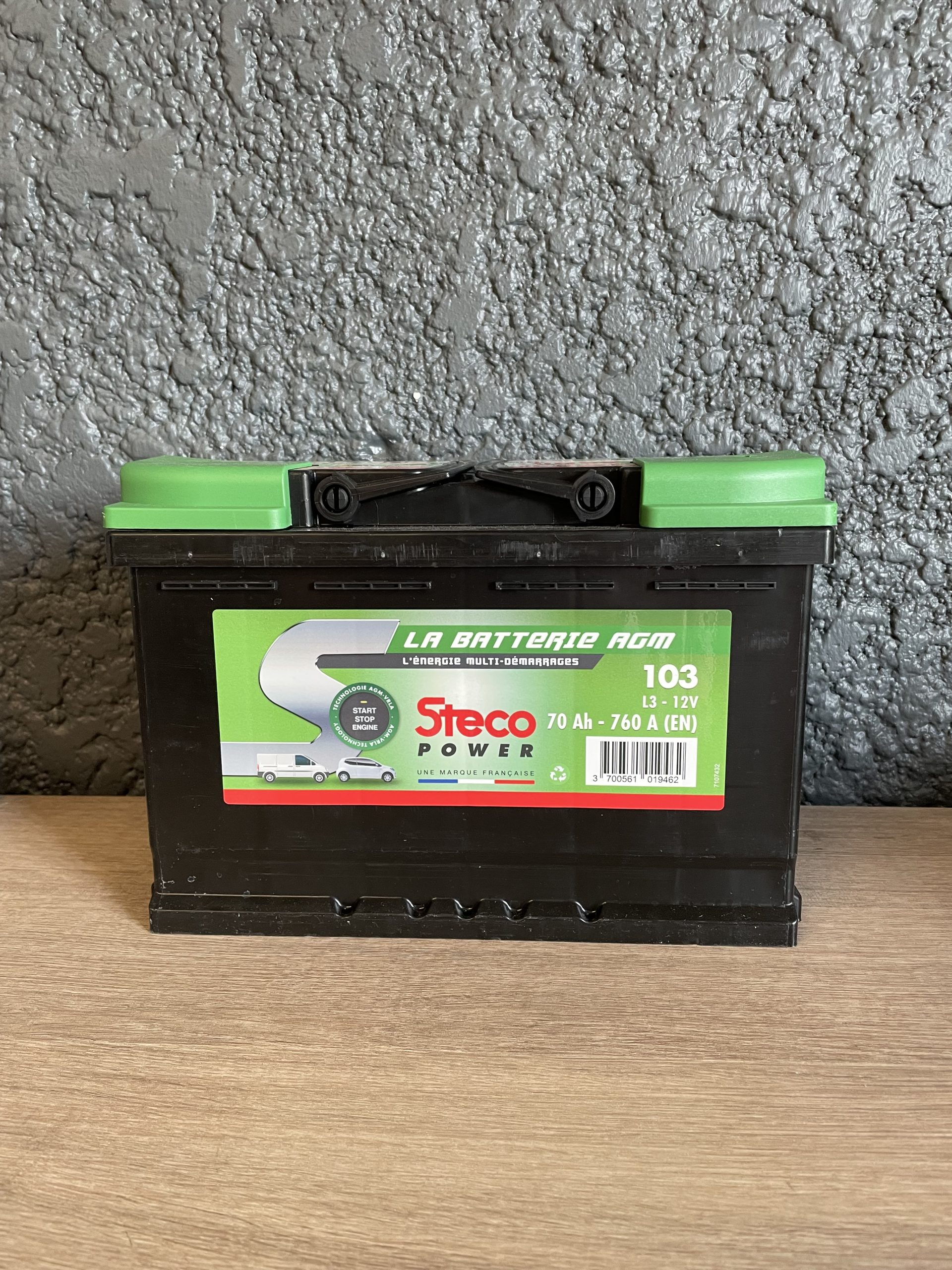 Les produits   Batterie - Batterie automobile Steco 303 75 Ah